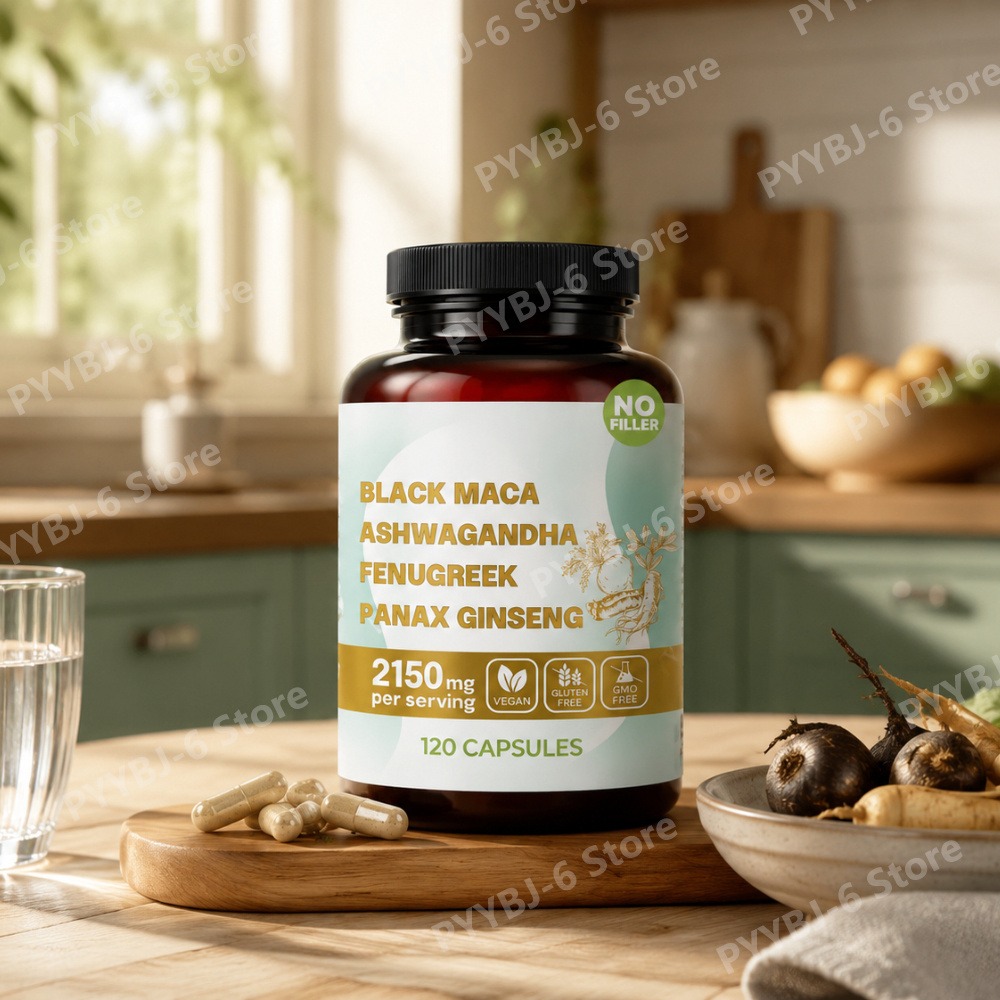 Valerian Root Capsule - Capsules 4-en-1 de Maca Noire Bio,